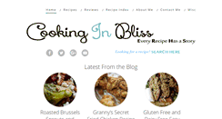 Desktop Screenshot of cookinginbliss.com